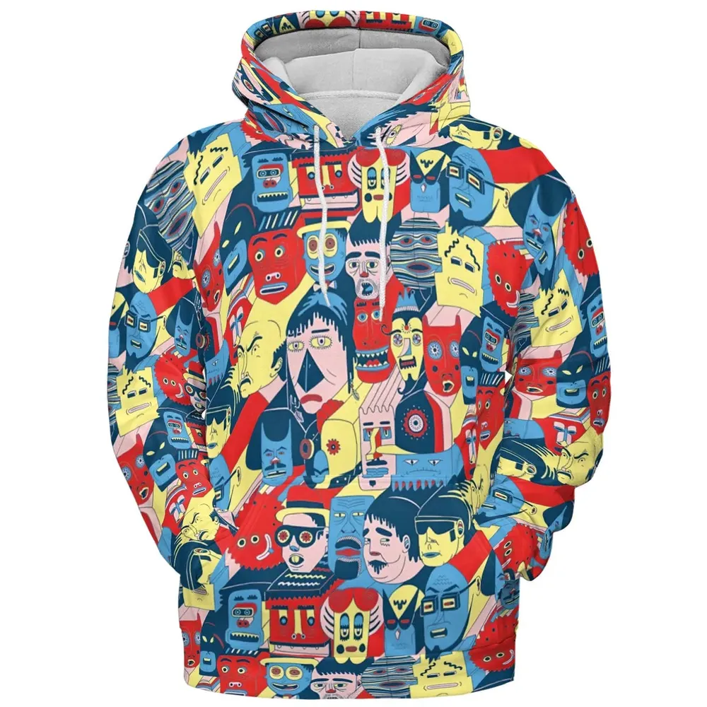 Trash Monsters Adult Swim All-over Print Hoodie - 2