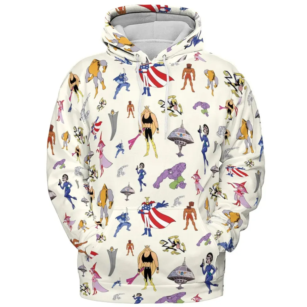 The Justice Friends Characters All-over Print Hoodie - 2