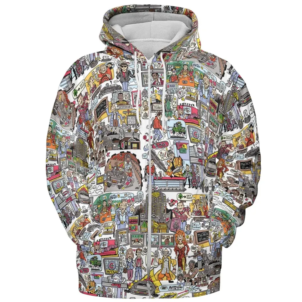 Back To Style Back To The Future All-over Print Hoodie - 3