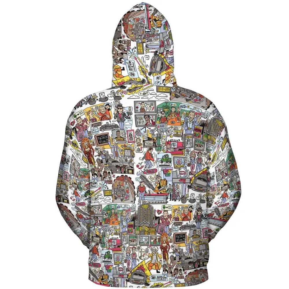 Back To Style Back To The Future All-over Print Hoodie - 4