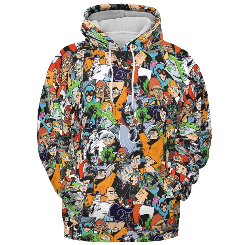 Danny Phantom Characters Collage All-over Print Hoodie - 2