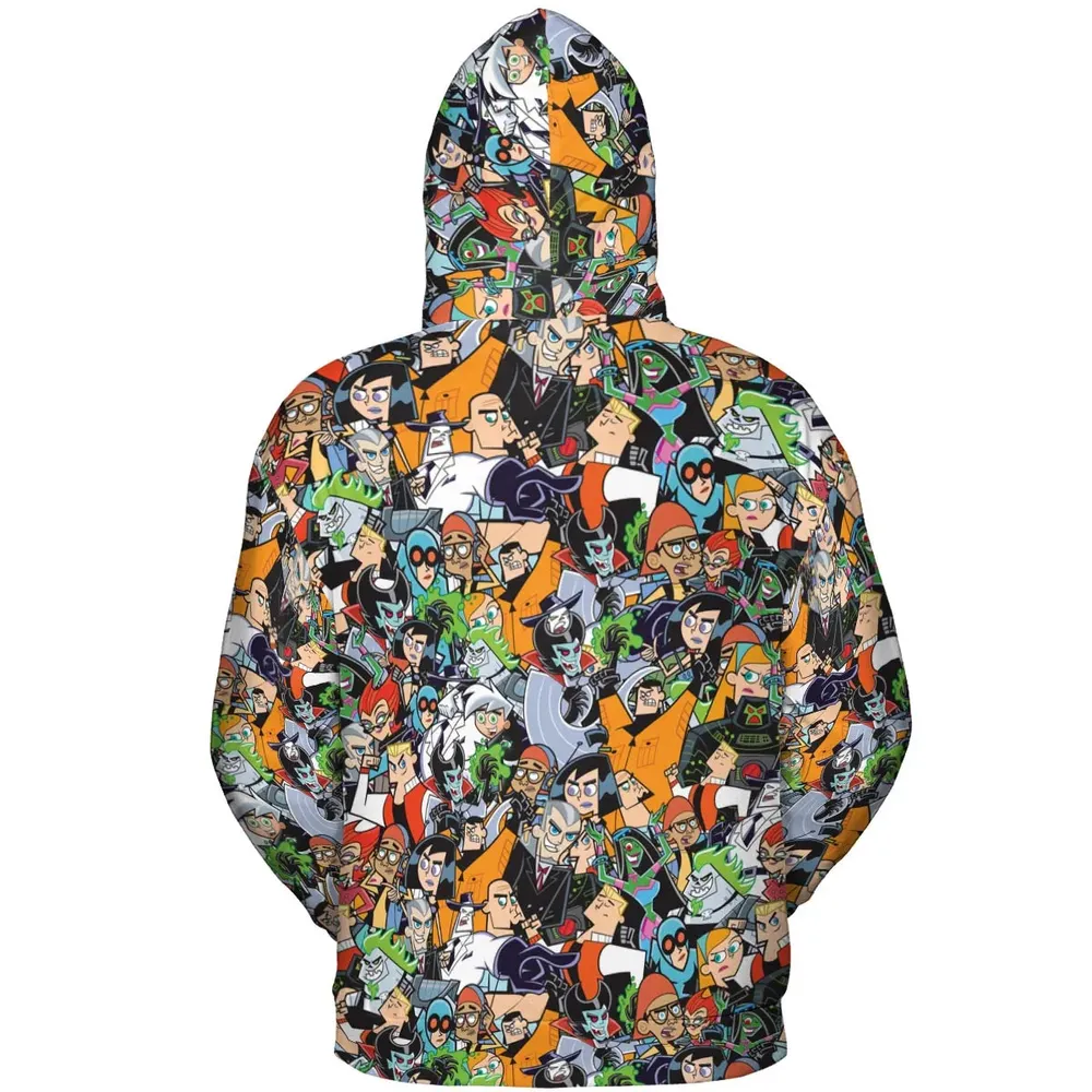 Danny Phantom Characters Collage All-over Print Hoodie - 4