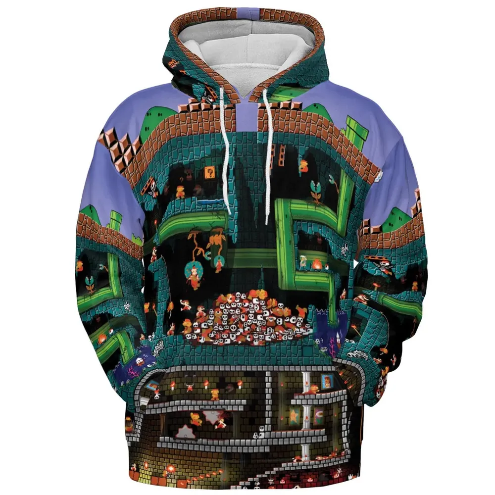 The Pit Super Mario All-over Print Hoodie - 2