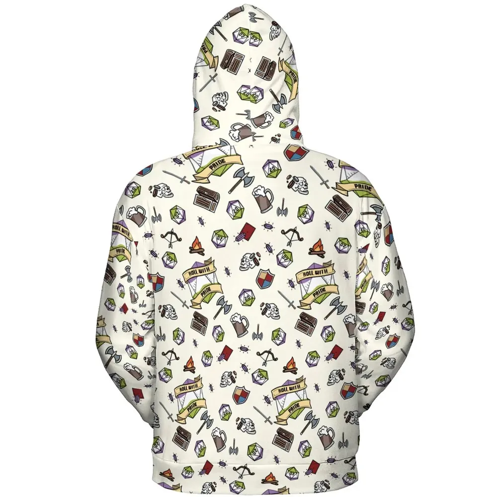 Roll With Pride DnD All-over Print Hoodie - 4
