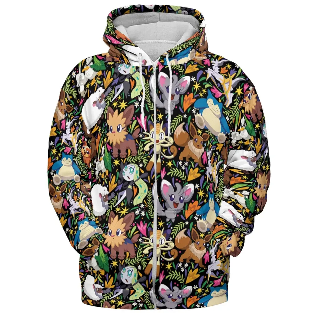 Exotic Tropical Pokemon All-over Print Hoodie - 3
