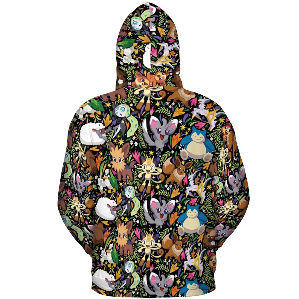Exotic Tropical Pokemon All-over Print Hoodie - 4