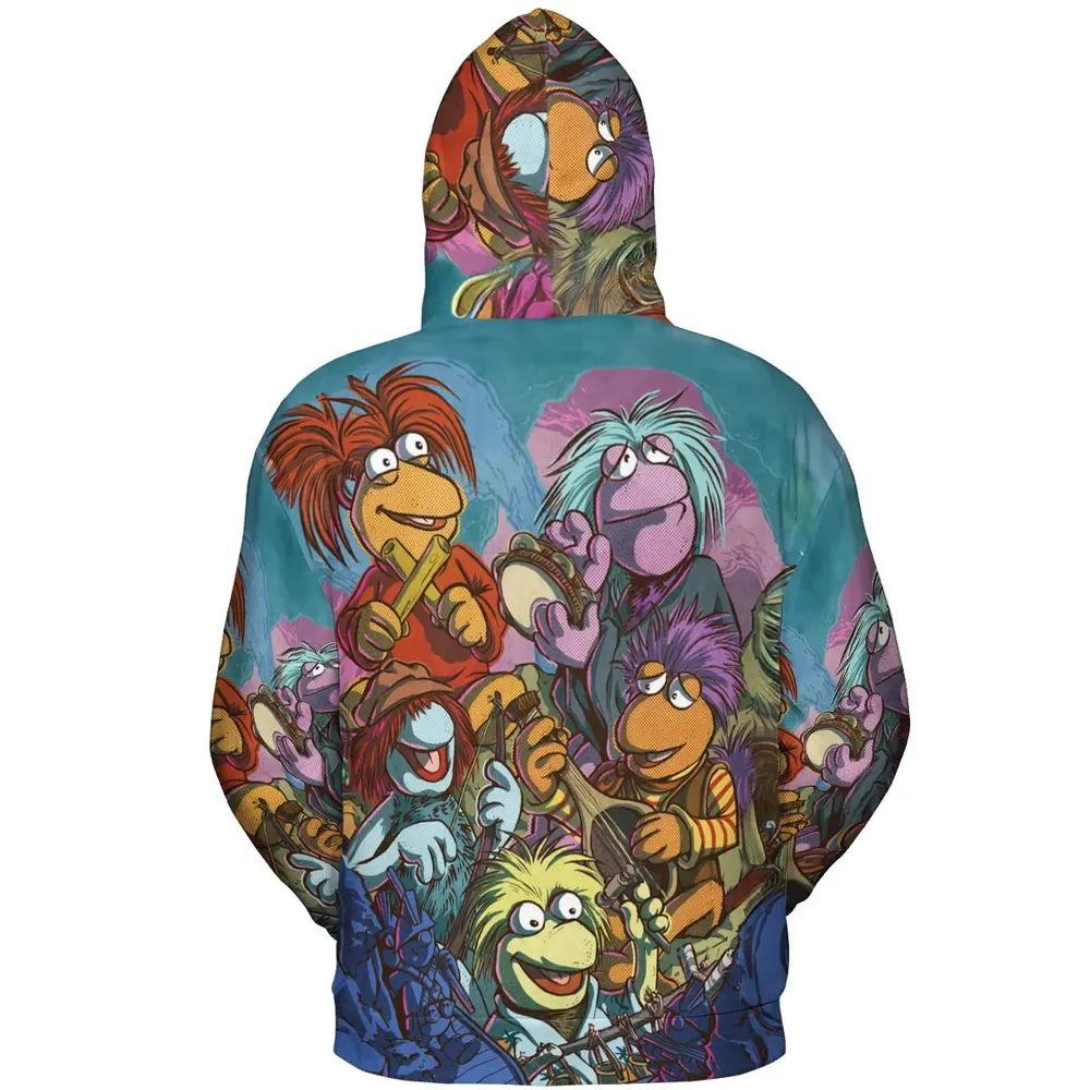 Fraggle Rock Larsen The Muppets All-over Print Hoodie - 4