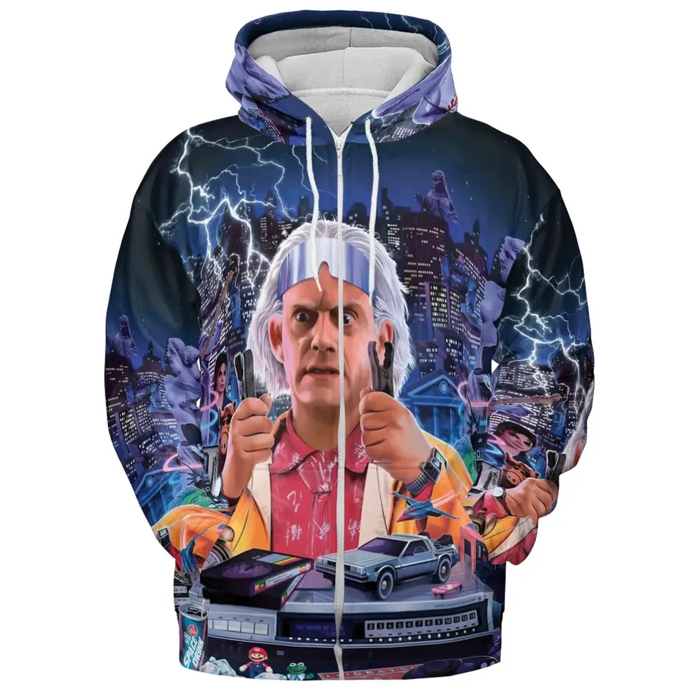 Great Scott! Back To The Future All-over Print Hoodie - 3