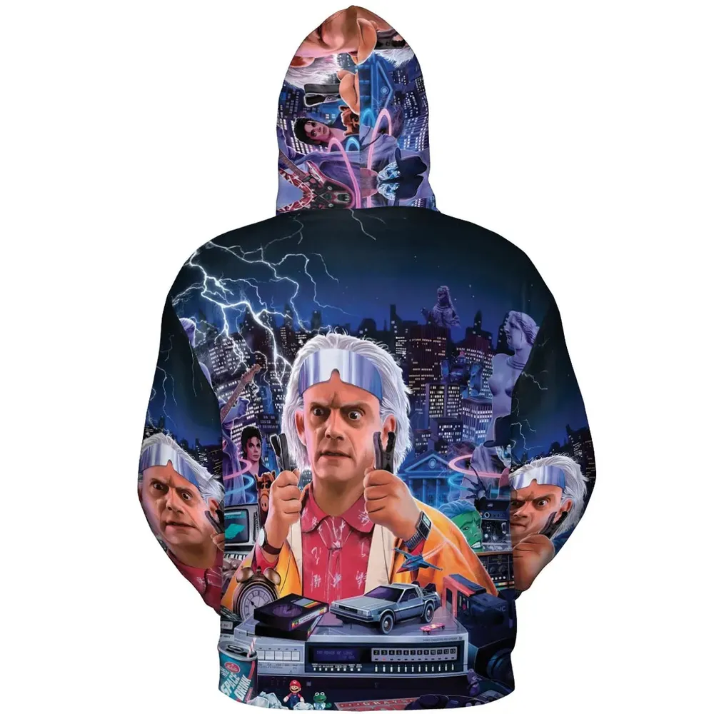 Great Scott! Back To The Future All-over Print Hoodie - 4