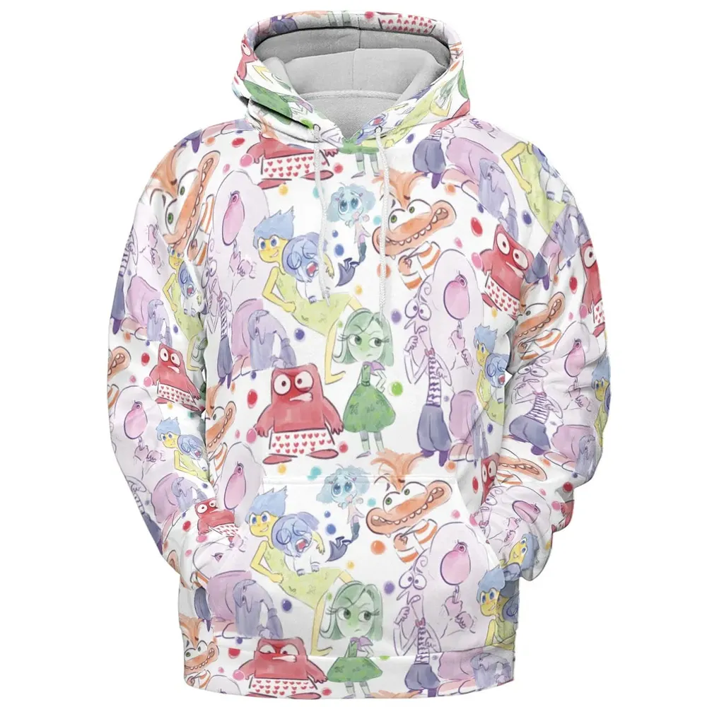 Mood Swing Style Inside Out All-over Print Hoodie - 2