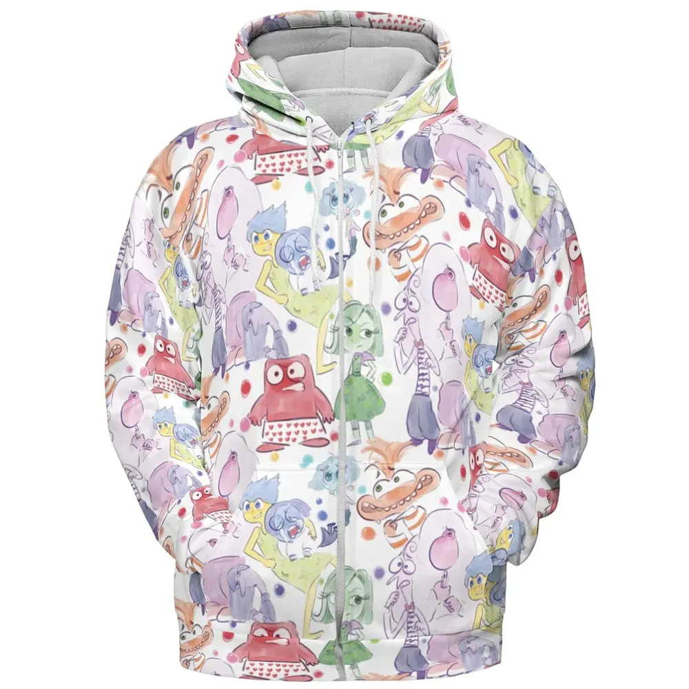 Mood Swing Style Inside Out All-over Print Hoodie - 3