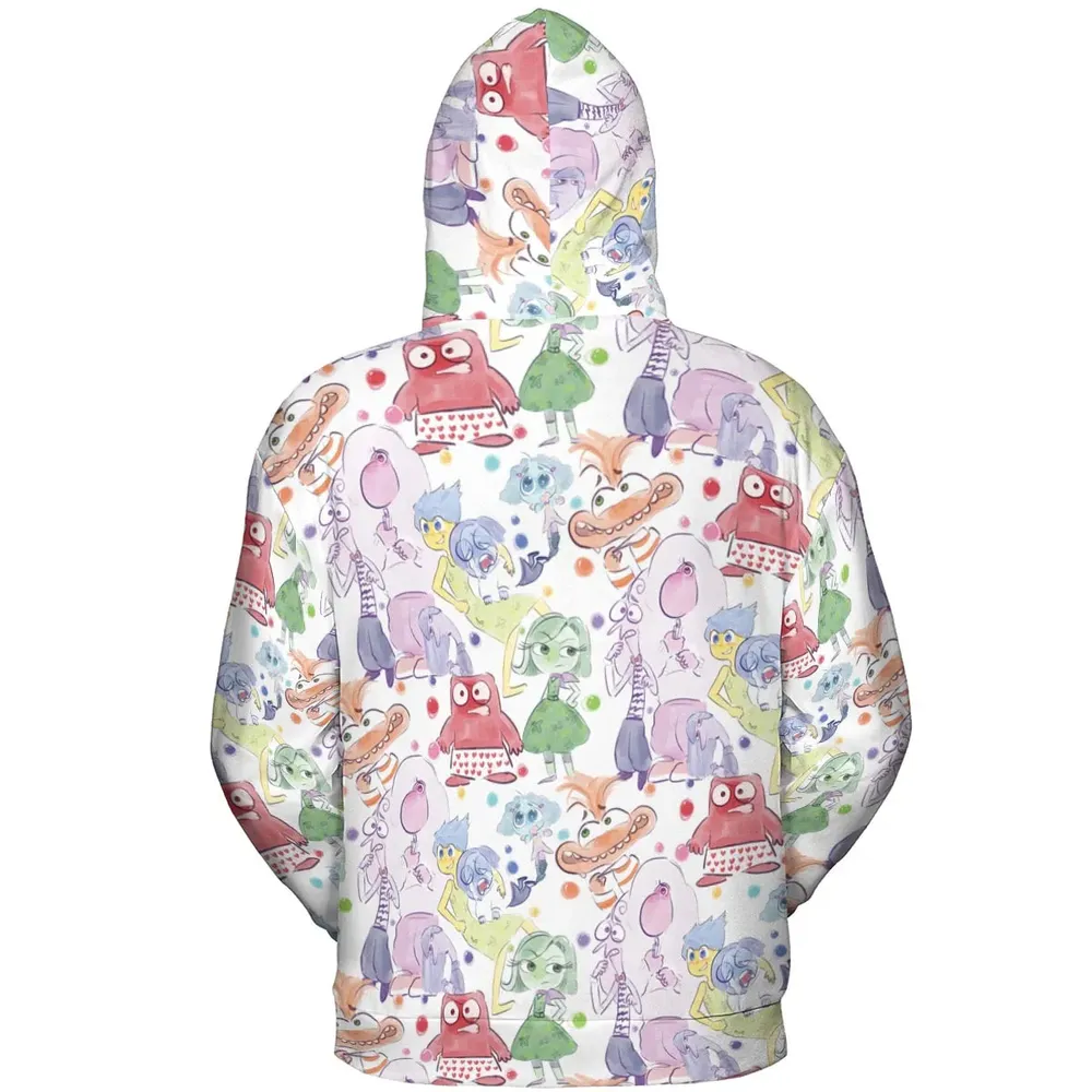 Mood Swing Style Inside Out All-over Print Hoodie - 4