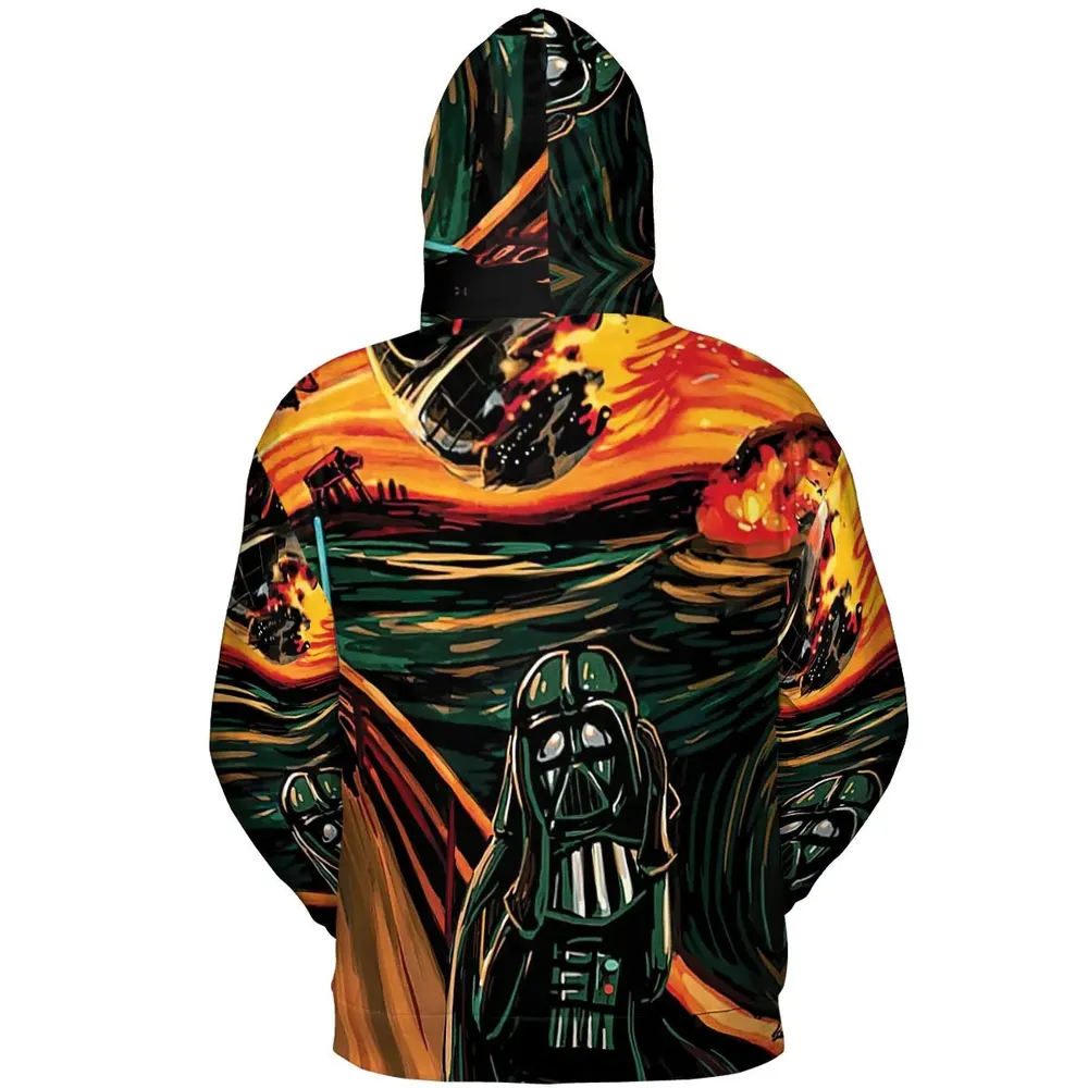 Vader Scream Darth Vader All-over Print Hoodie - 4