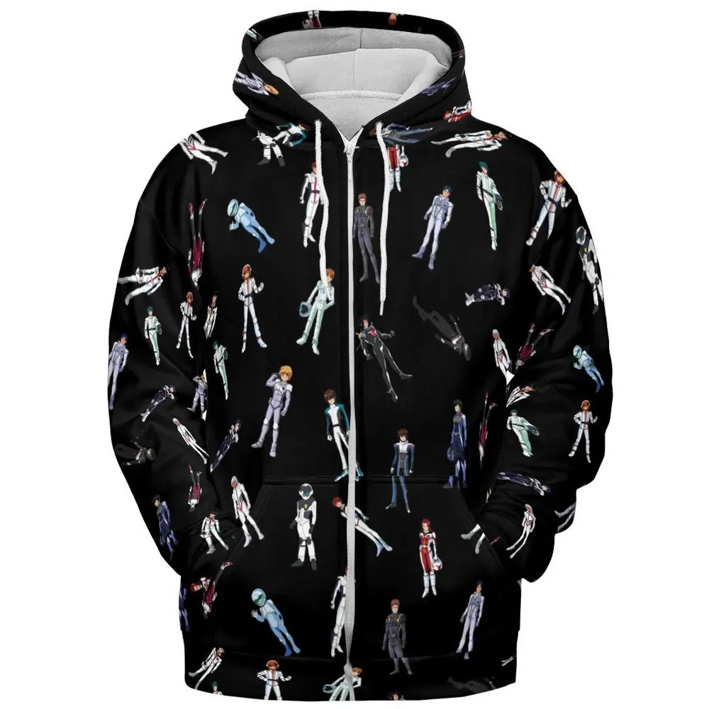 Gundam Pilot Suits Gundam Mobile All-over Print Hoodie - 3
