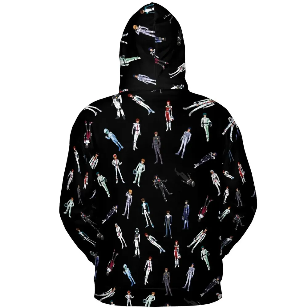 Gundam Pilot Suits Gundam Mobile All-over Print Hoodie - 4