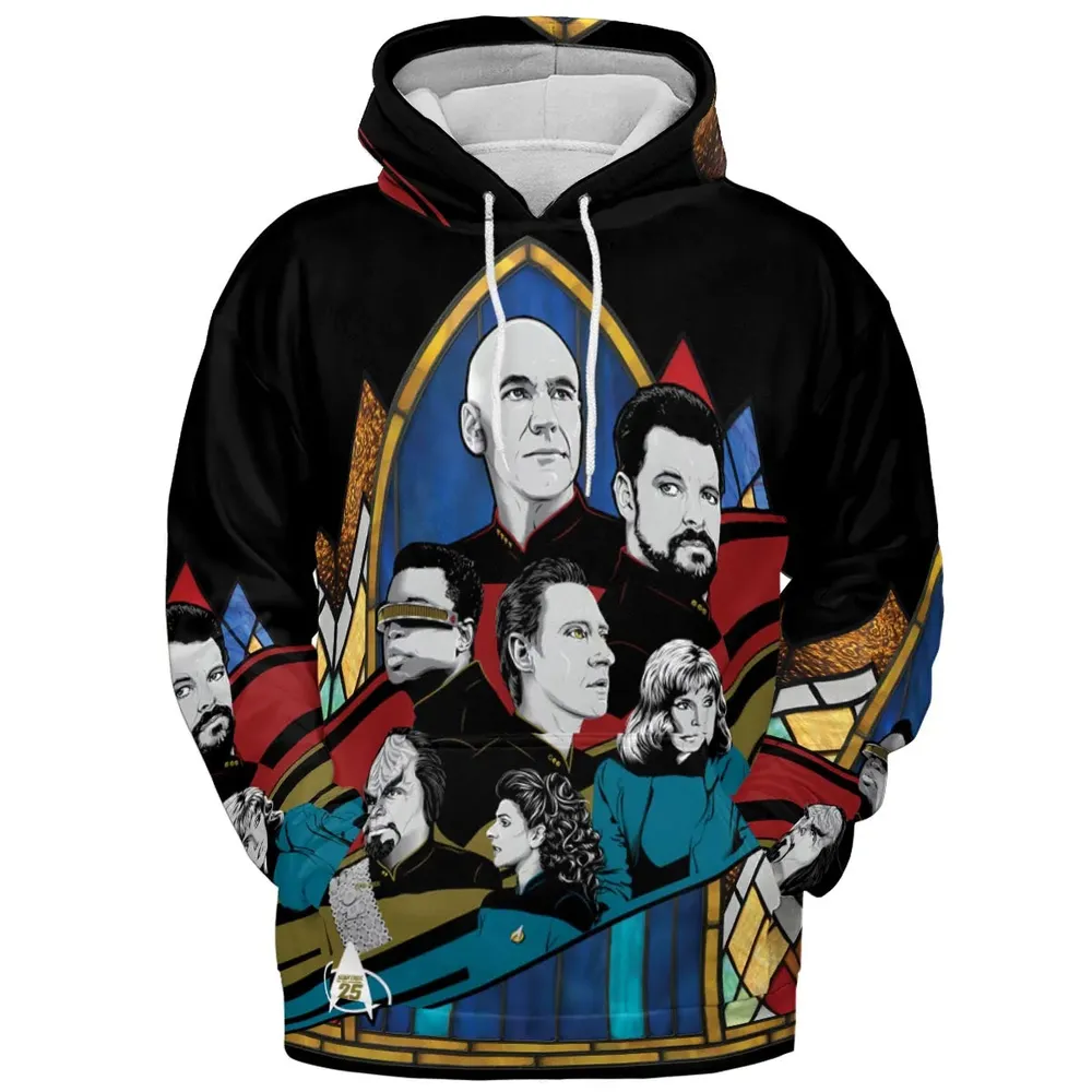 The Next Generation Star Trek All-over Print Hoodie - 2