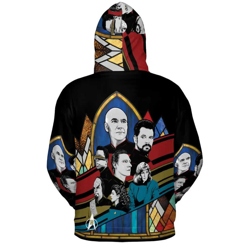 The Next Generation Star Trek All-over Print Hoodie - 4