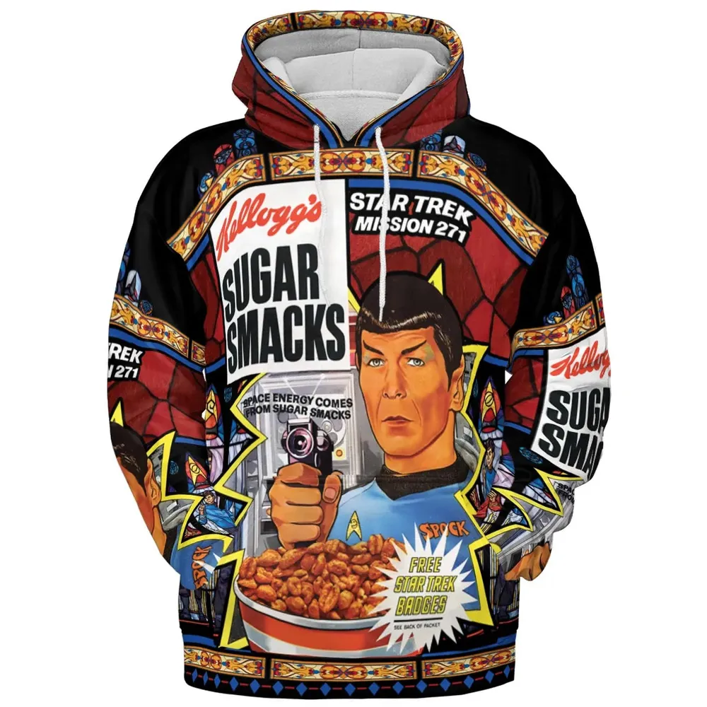 Sugar Smacks Star Trek All-over Print Hoodie - 2