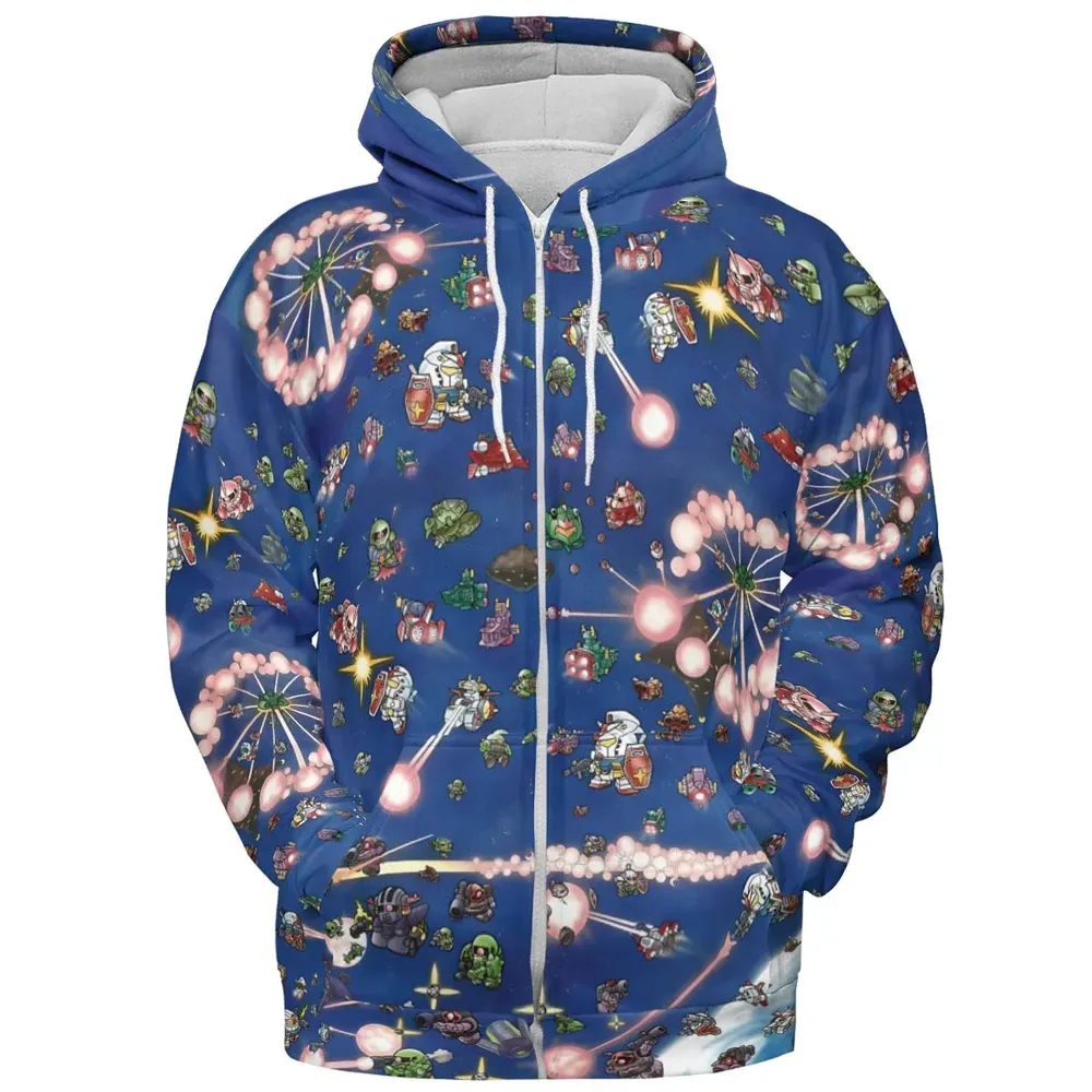 SD Gundam Battle All-over Print Hoodie - 3