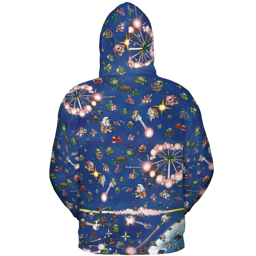 SD Gundam Battle All-over Print Hoodie - 4