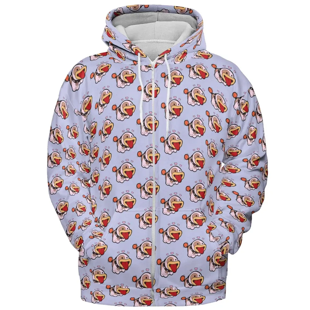 Poochy From Super Mario All-over Print Hoodie - 3