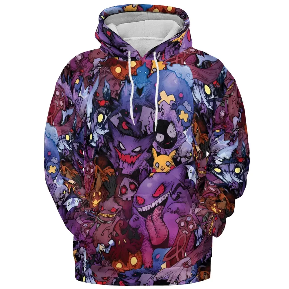 Scaries Poison Pokemon All-over Print Hoodie - 2