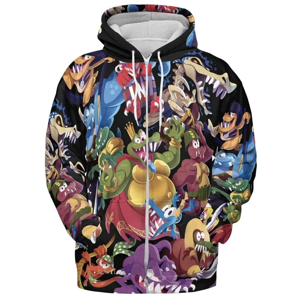 Krem Krew Donkey Kong All-over Print Hoodie - 3