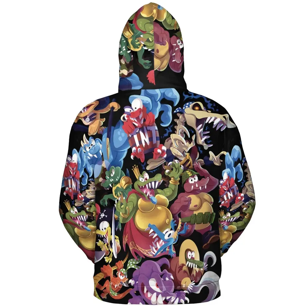 Krem Krew Donkey Kong All-over Print Hoodie - 4