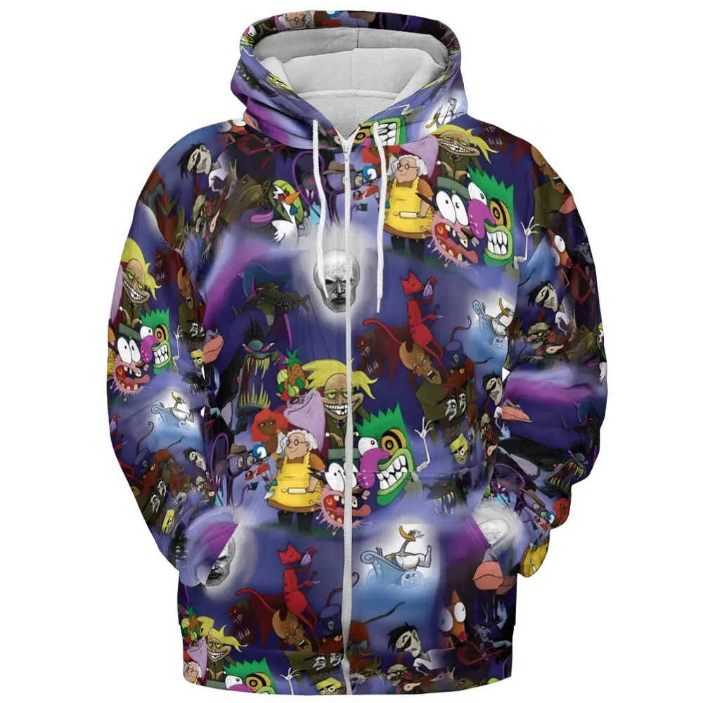 Fearless Courage the Cowardly Dog All-over Print Hoodie - 3