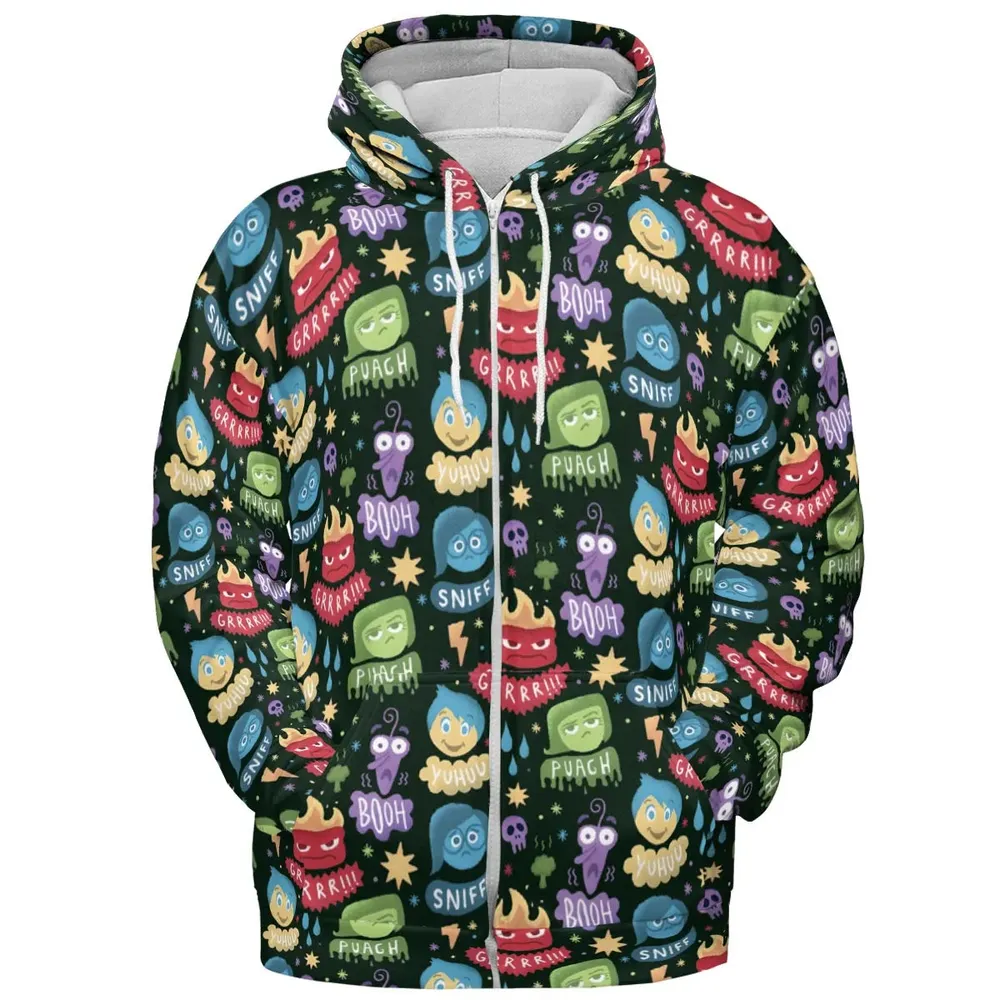 Colourful Mind Inside Out All-over Print Hoodie - 3