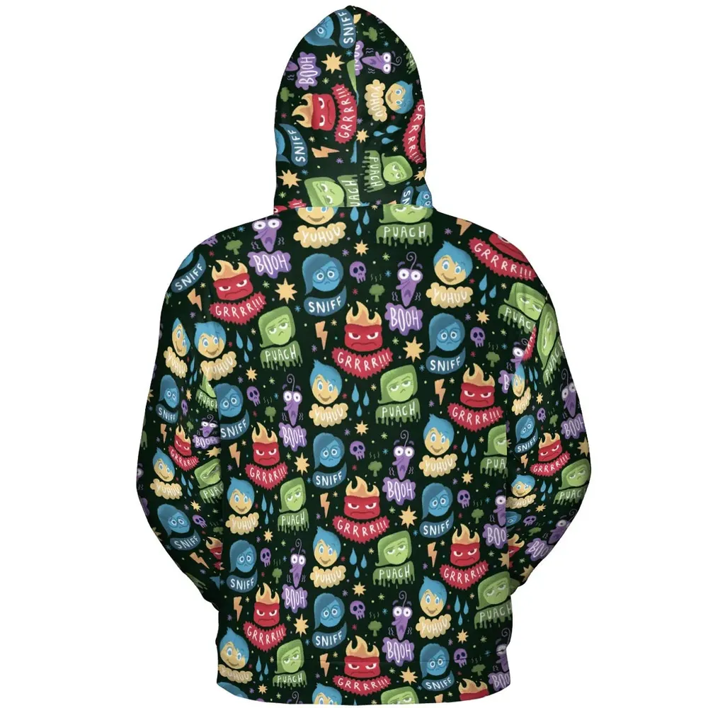 Colourful Mind Inside Out All-over Print Hoodie - 4