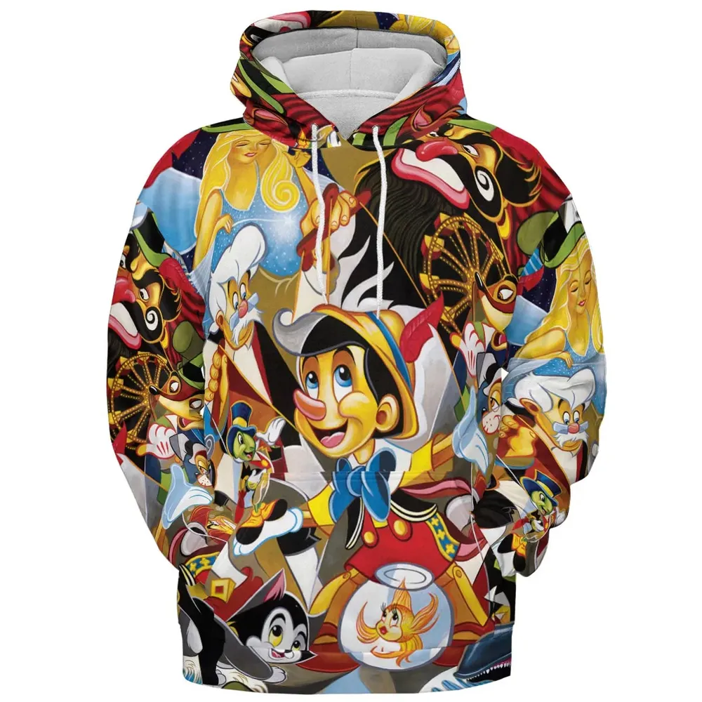 Pinocchio Seamless All-over Print Hoodie - 2
