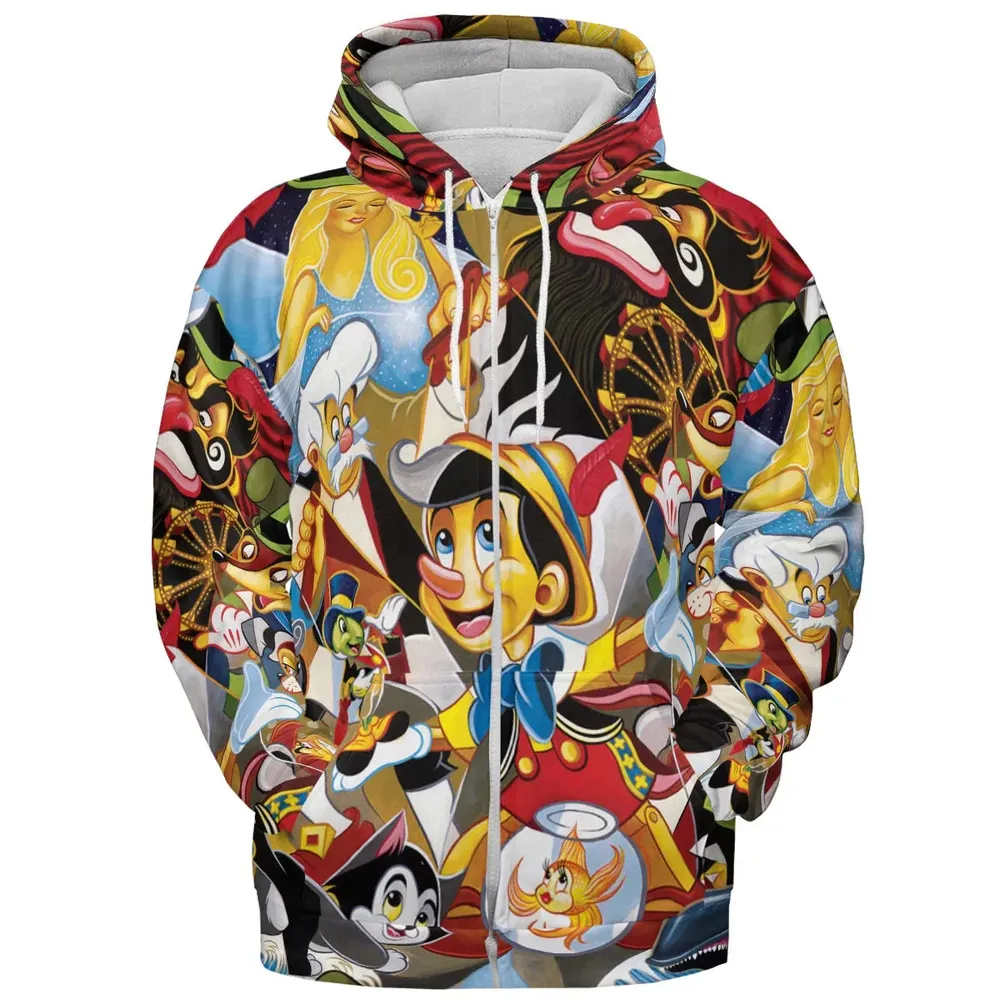 Pinocchio Seamless All-over Print Hoodie - 3