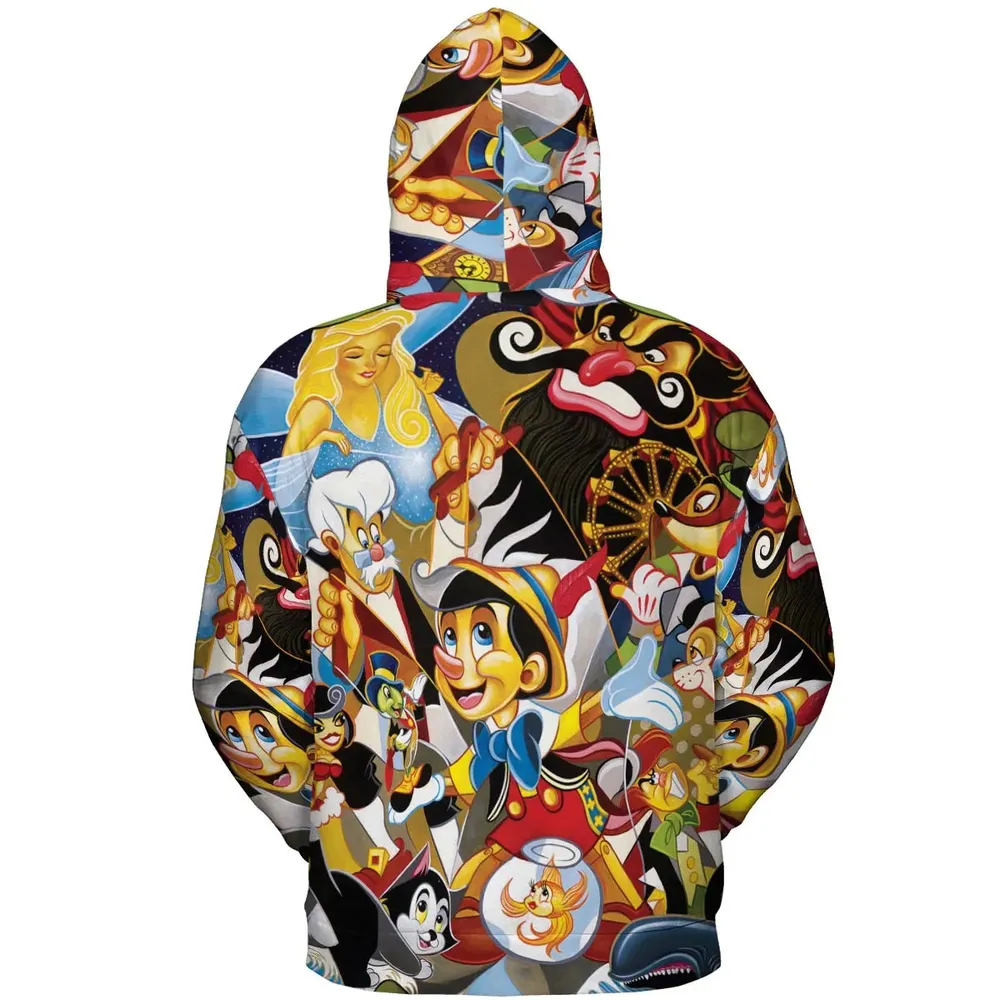 Pinocchio Seamless All-over Print Hoodie - 4