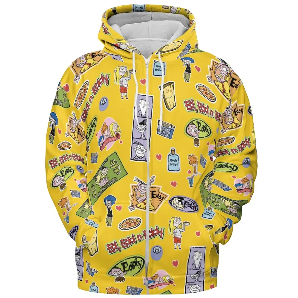 Ed Edd n Eddy n The Kanker Sisters All-over Print Hoodie - 3