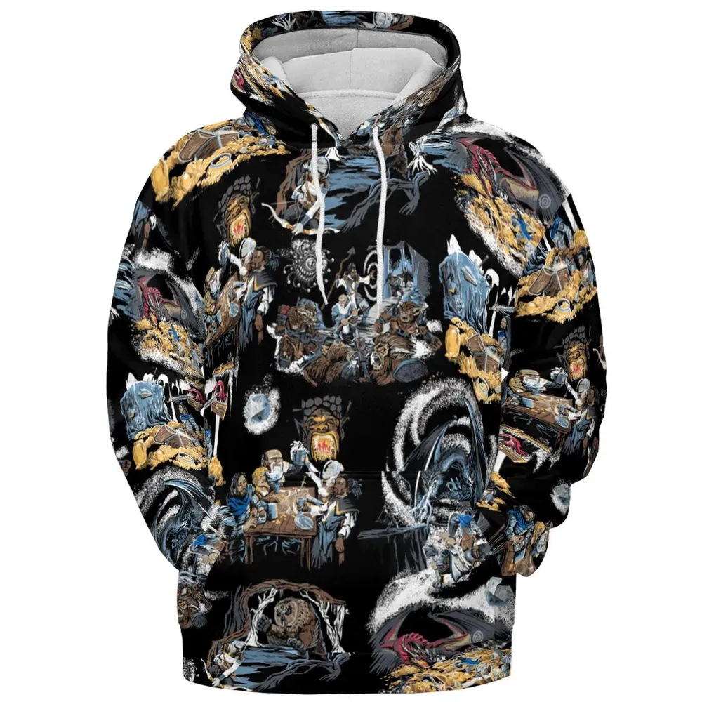 Recap DND All-over Print Hoodie - 2