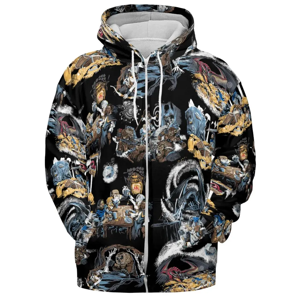 Recap DND All-over Print Hoodie - 3
