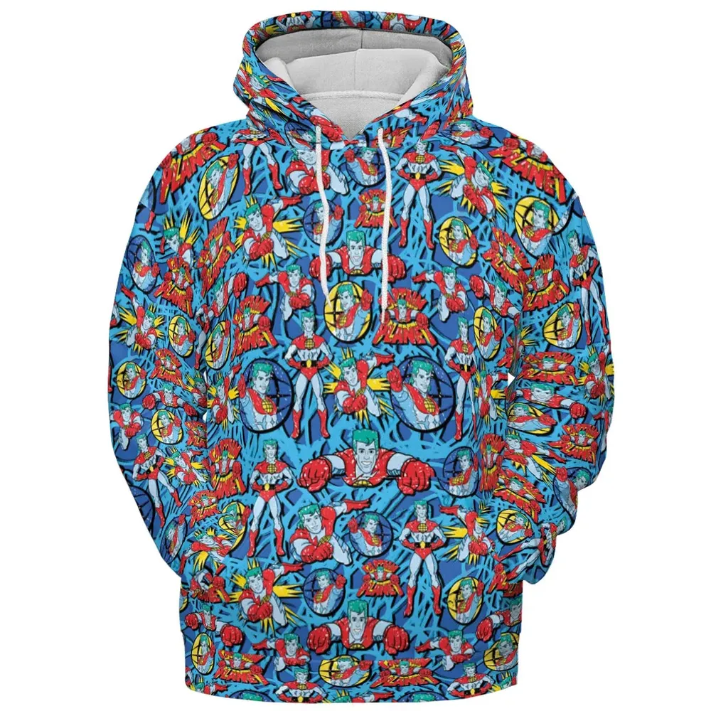 Hero of the Environment Captain Planet and the Planeteers All-over Print Hoodie - 2