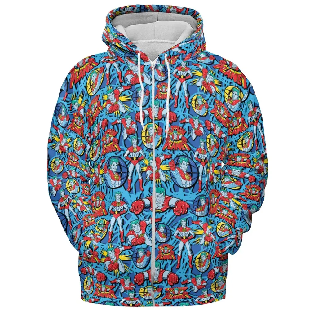 Hero of the Environment Captain Planet and the Planeteers All-over Print Hoodie - 3