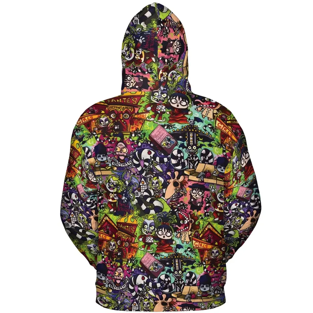 Spooky Chic Beetlejuice All-over Print Hoodie - 4