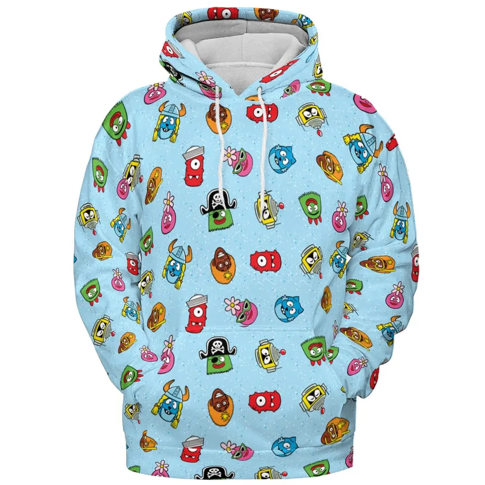 Yo Gabba Gabba Star Wars Mashup All-over Print Hoodie - 2