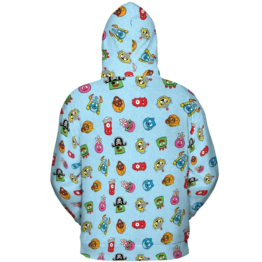 Yo Gabba Gabba Star Wars Mashup All-over Print Hoodie - 4