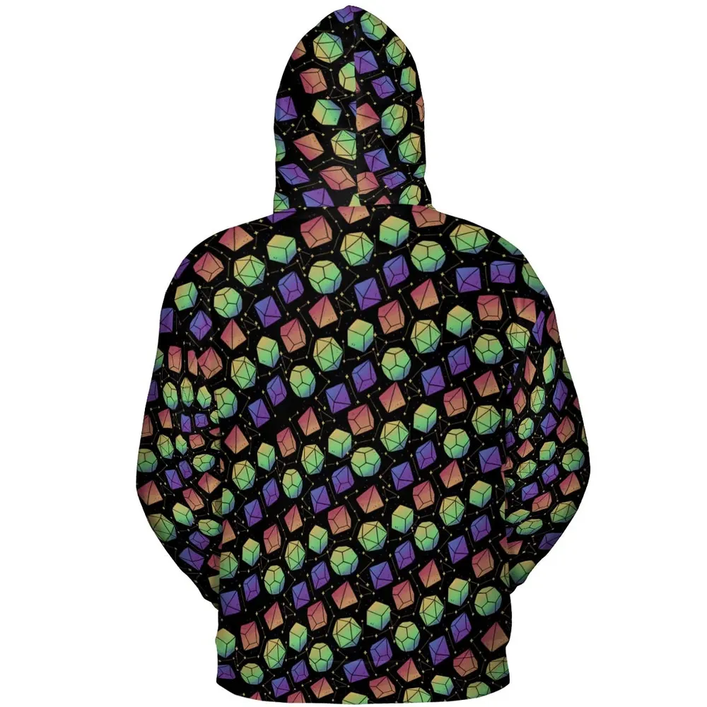 Rainbow Galaxy DnD All-over Print Hoodie - 4