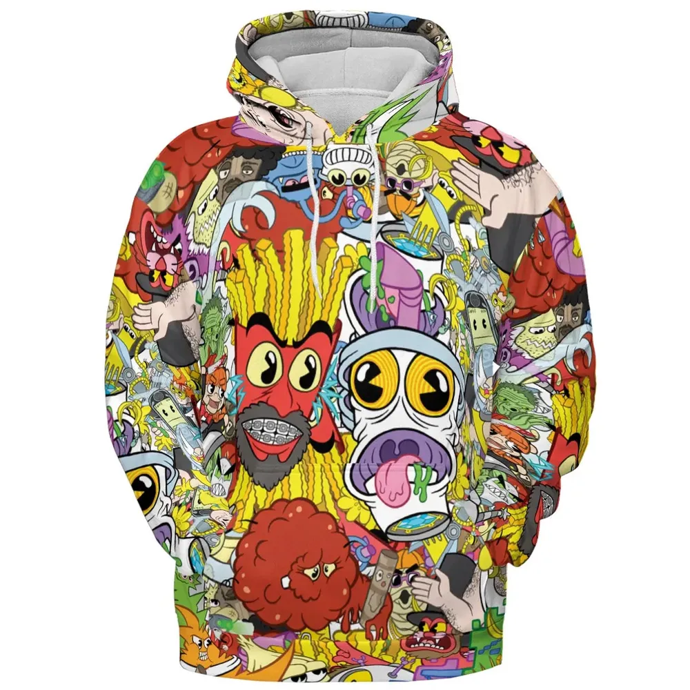 Pure Chaos Aqua Teen Hunger Force All-over Print Hoodie - 2