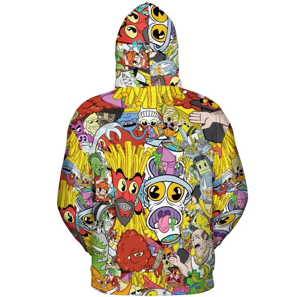 Pure Chaos Aqua Teen Hunger Force All-over Print Hoodie - 4