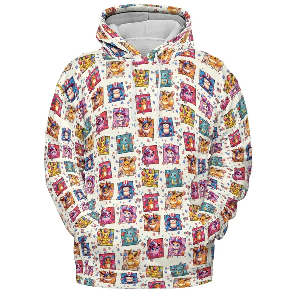 Chill The 4th Out Pokemon All-over Print Hoodie - 2
