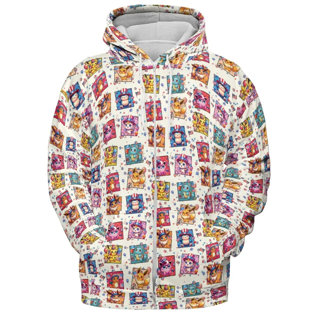 Chill The 4th Out Pokemon All-over Print Hoodie - 3