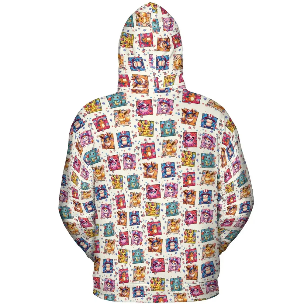 Chill The 4th Out Pokemon All-over Print Hoodie - 4
