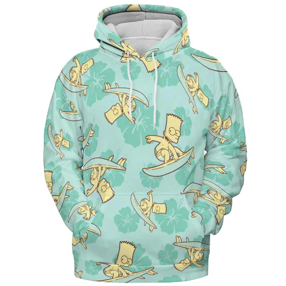 Surfing Simpsons The Simpsons All-over Print Hoodie - 2