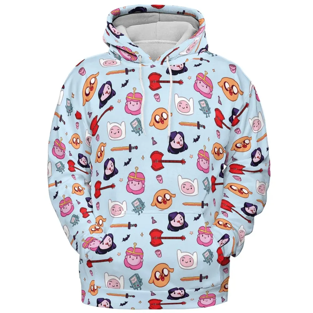 The Gang Adventure Time All-over Print Hoodie - 2